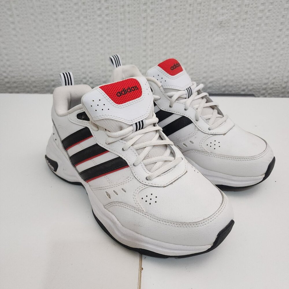 adidas Men's White and Red Strutter Chunky Sneaker Shoes Size 7
